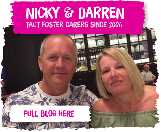 This is Nicky and Darren who have fostered autistic children since 2006
