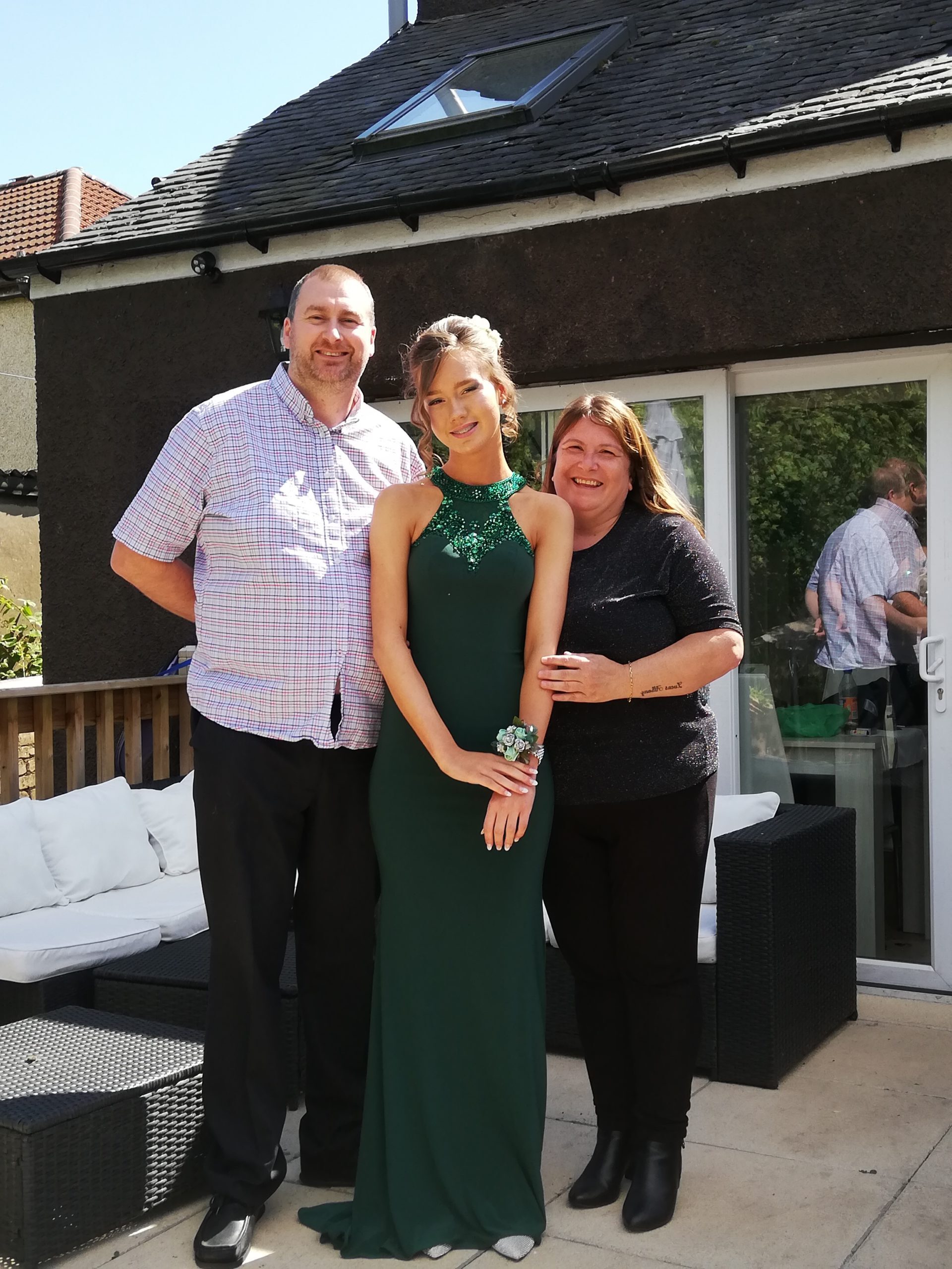 This is Jillian & Ron, with Chloe - a care-experienced young person