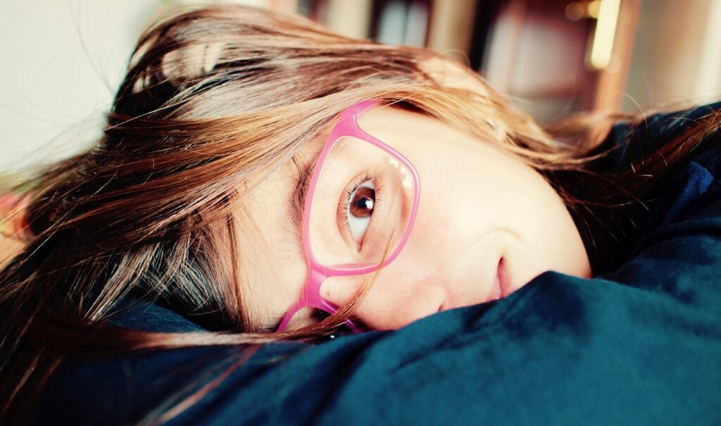 A young person receiving therapeutic support