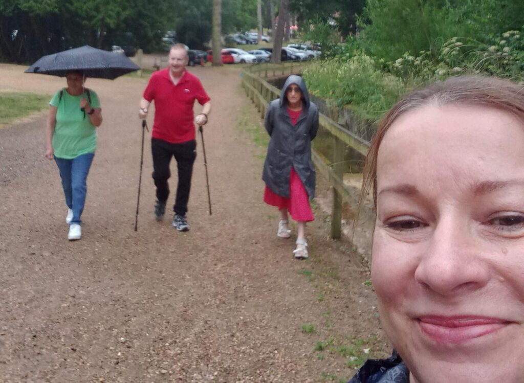 Ramona with three of our Northamptonshire foster carers