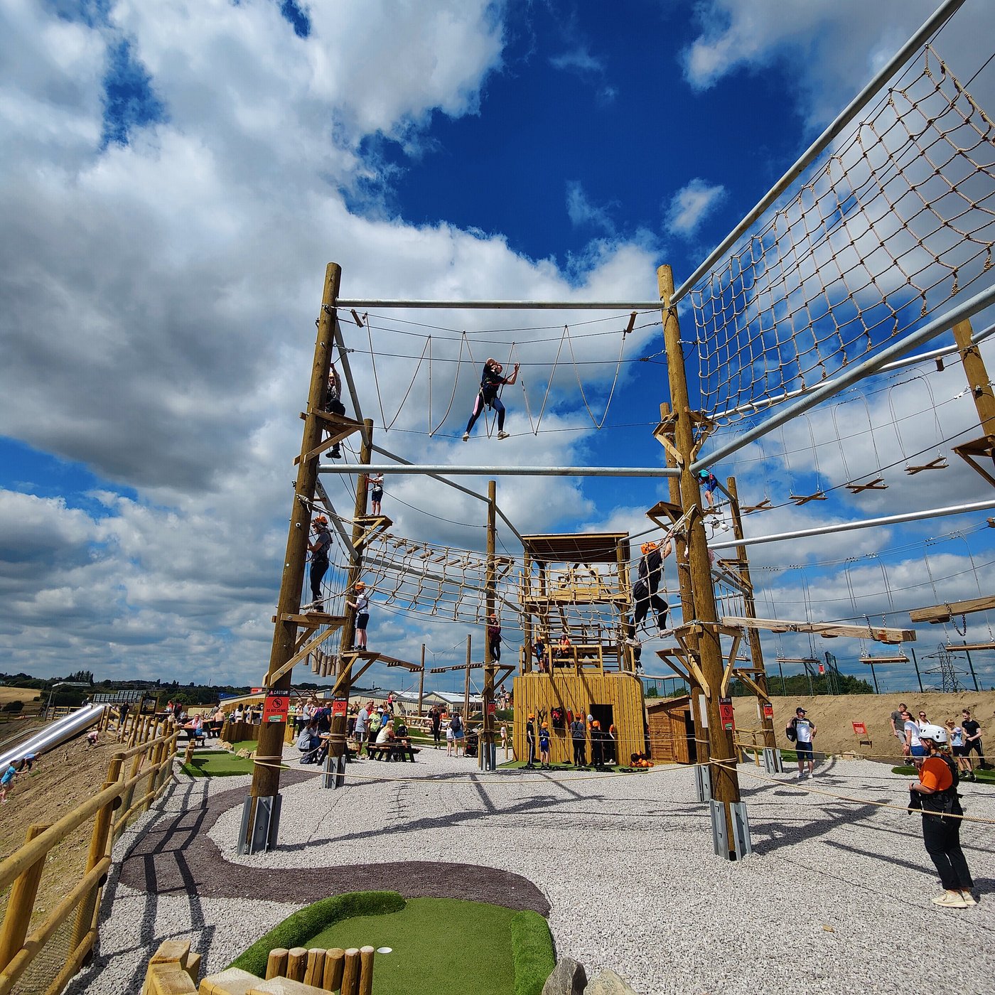 Obstacle course at Mission Out in Leeds