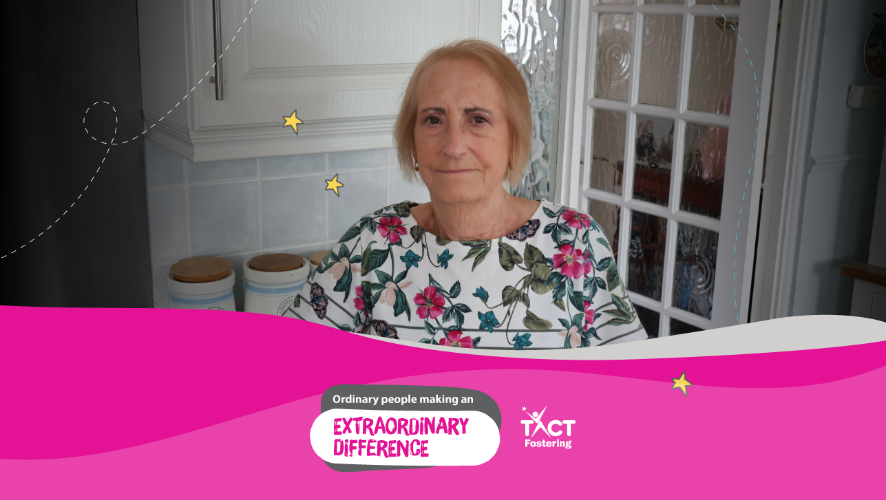 This is Eileen, who has been a TACT foster carer since 2014