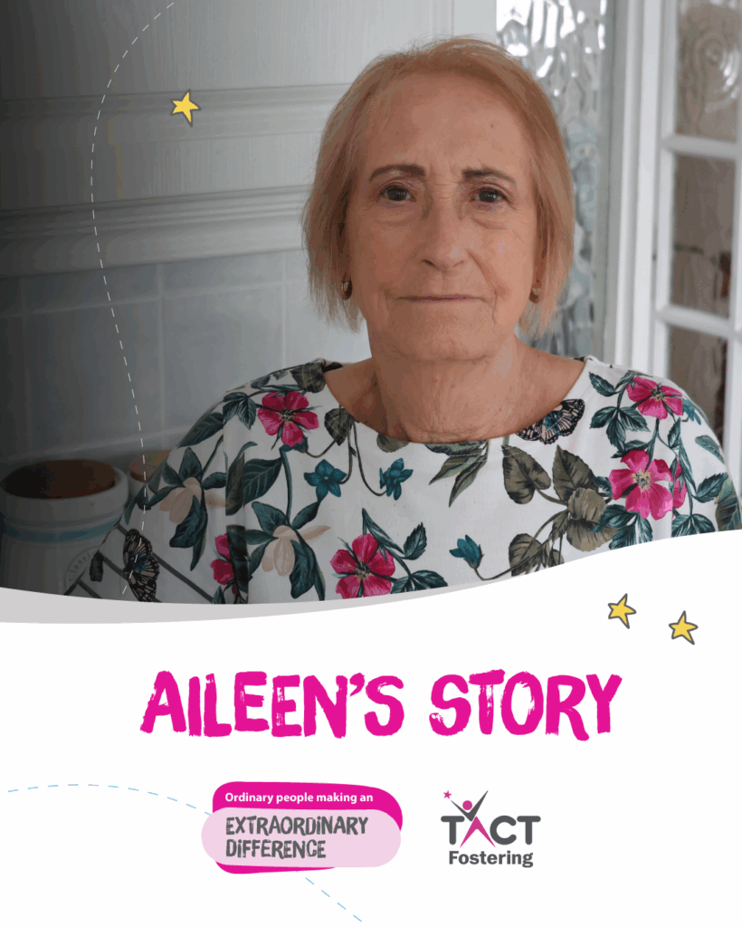 This is Aileen, TACT foster carer, standing in her kitchen