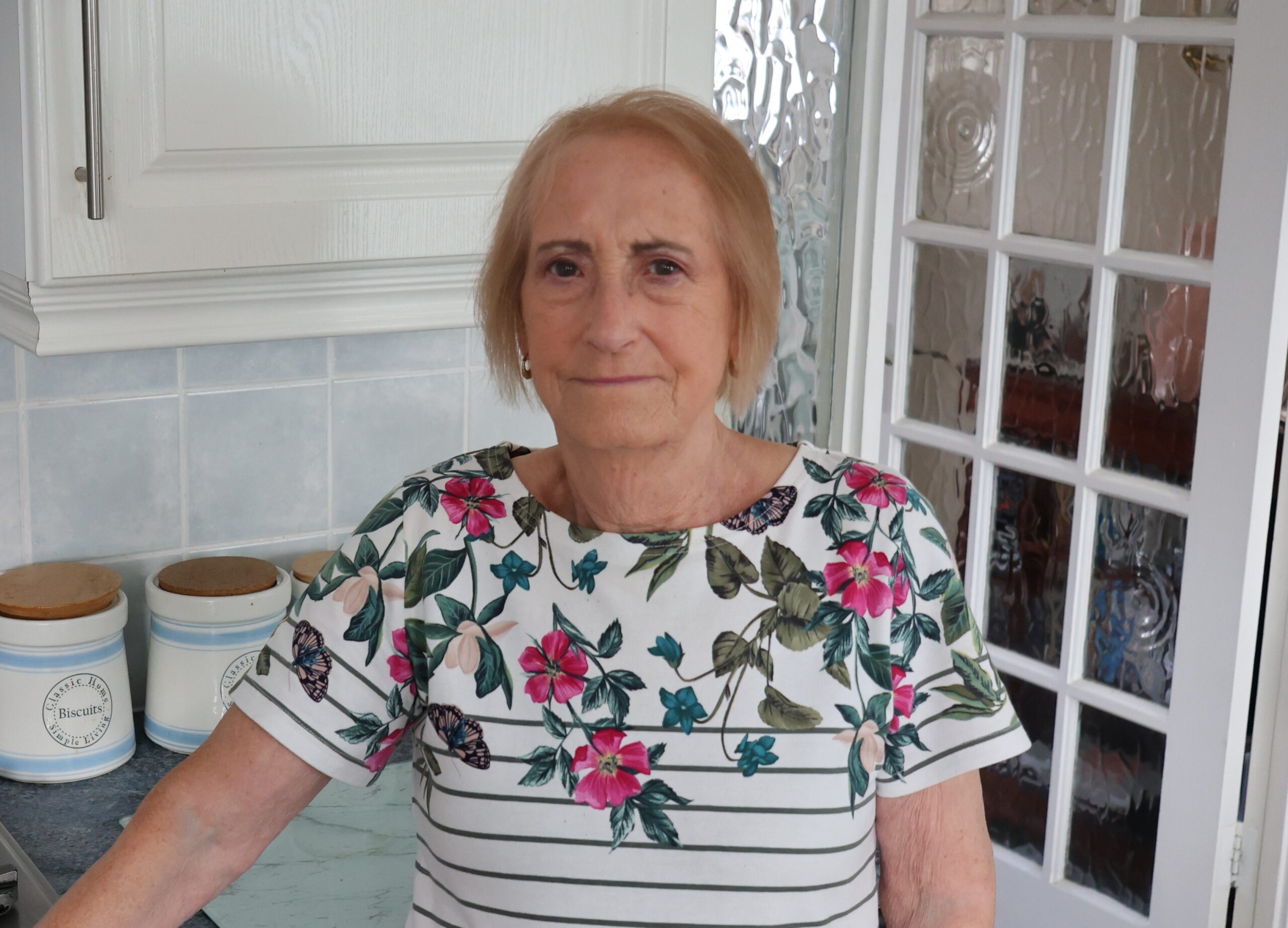 This is Aileen, TACT foster carer since 2014, standing in her kitchen