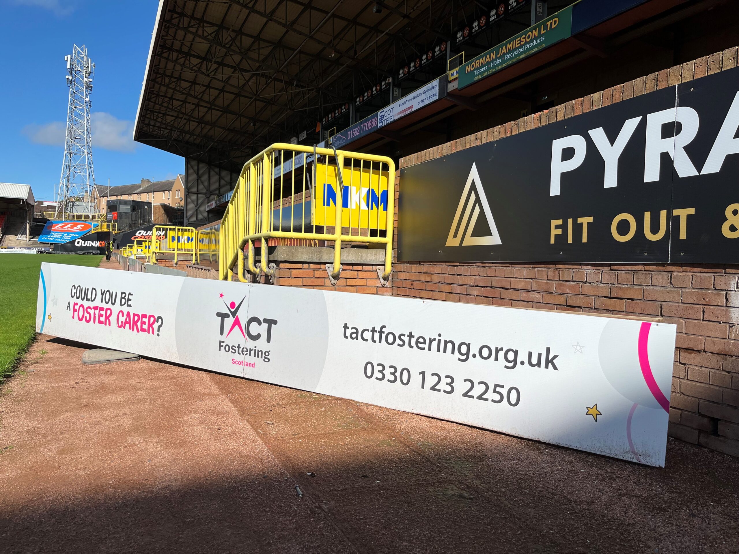 TACT banner for Dundee United