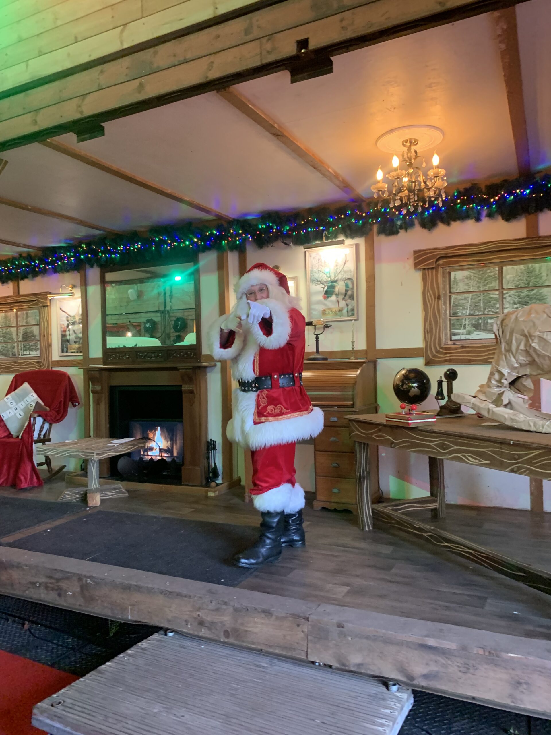 Father Christmas at The Clifton Park Christmas Adventure