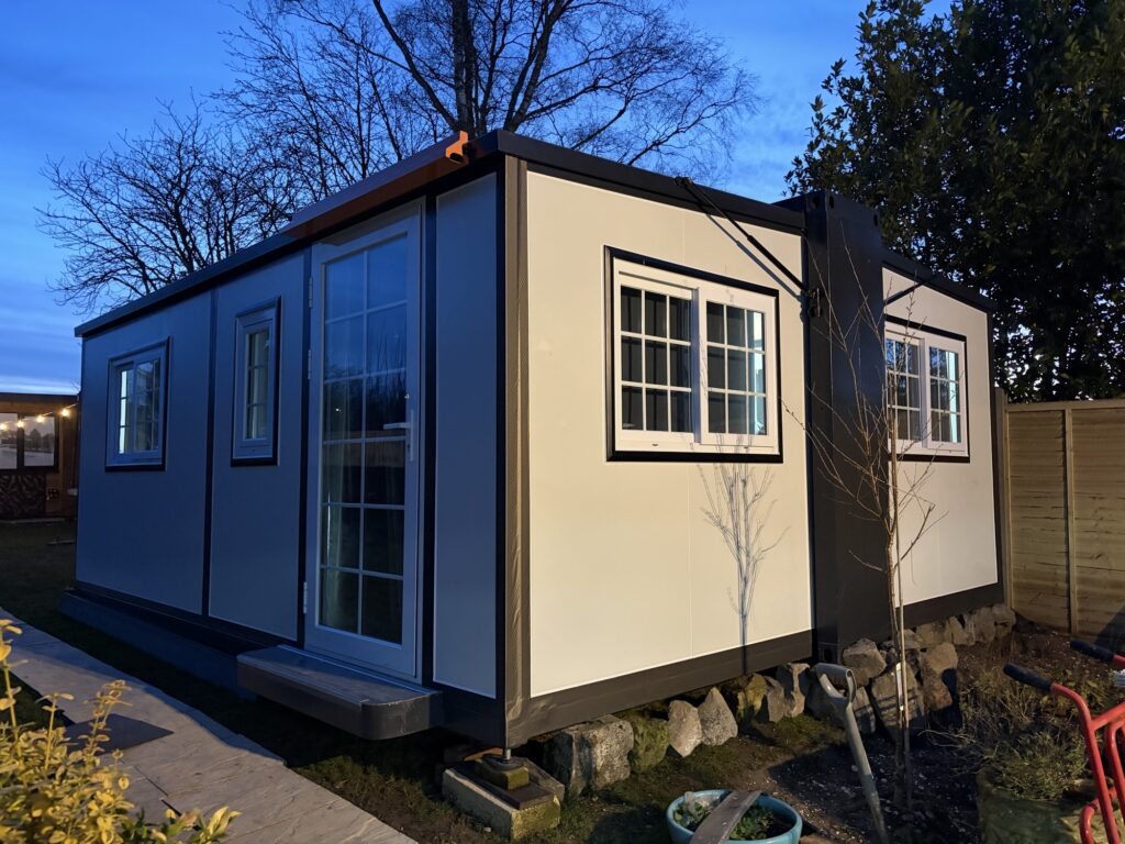 Peter and Sarah's purpose built garden room