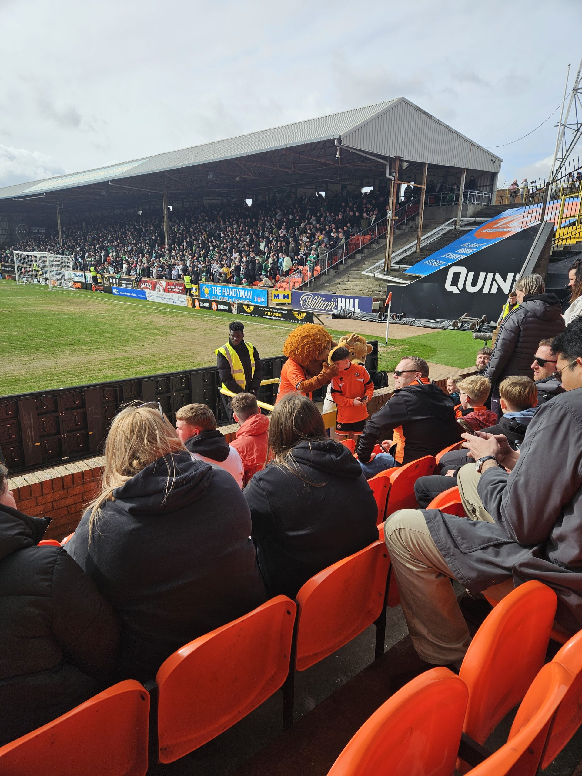 Scotland foster carers at Dundee United